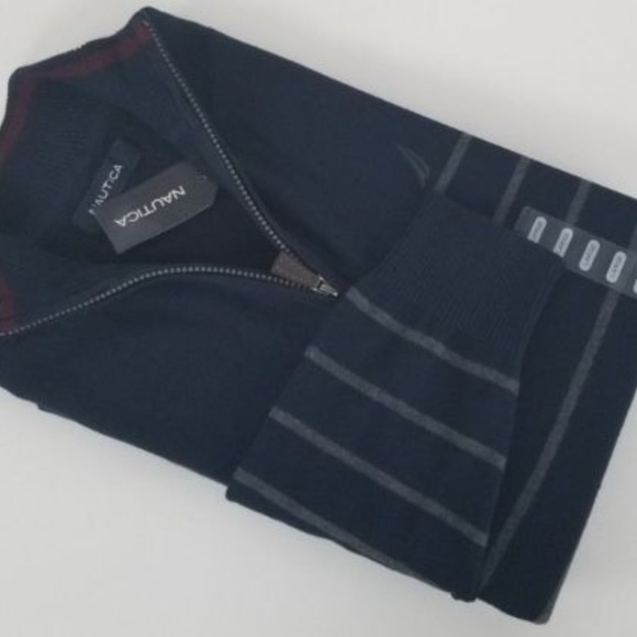 Nautica Other - Nautica Mens Large Sweater 1/4 Zipper Pullover Nav